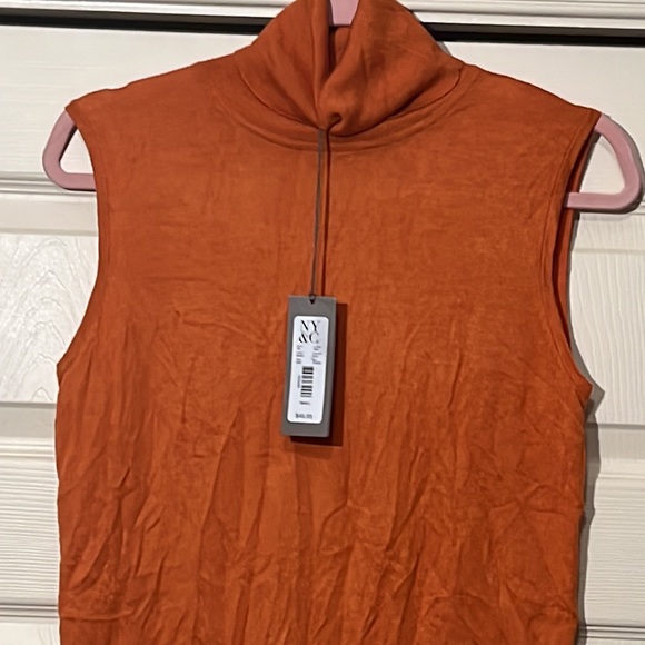 NY&C SleevelessTurtleneck Bodysuit. Size-S. NWT. - Picture 2 of 5